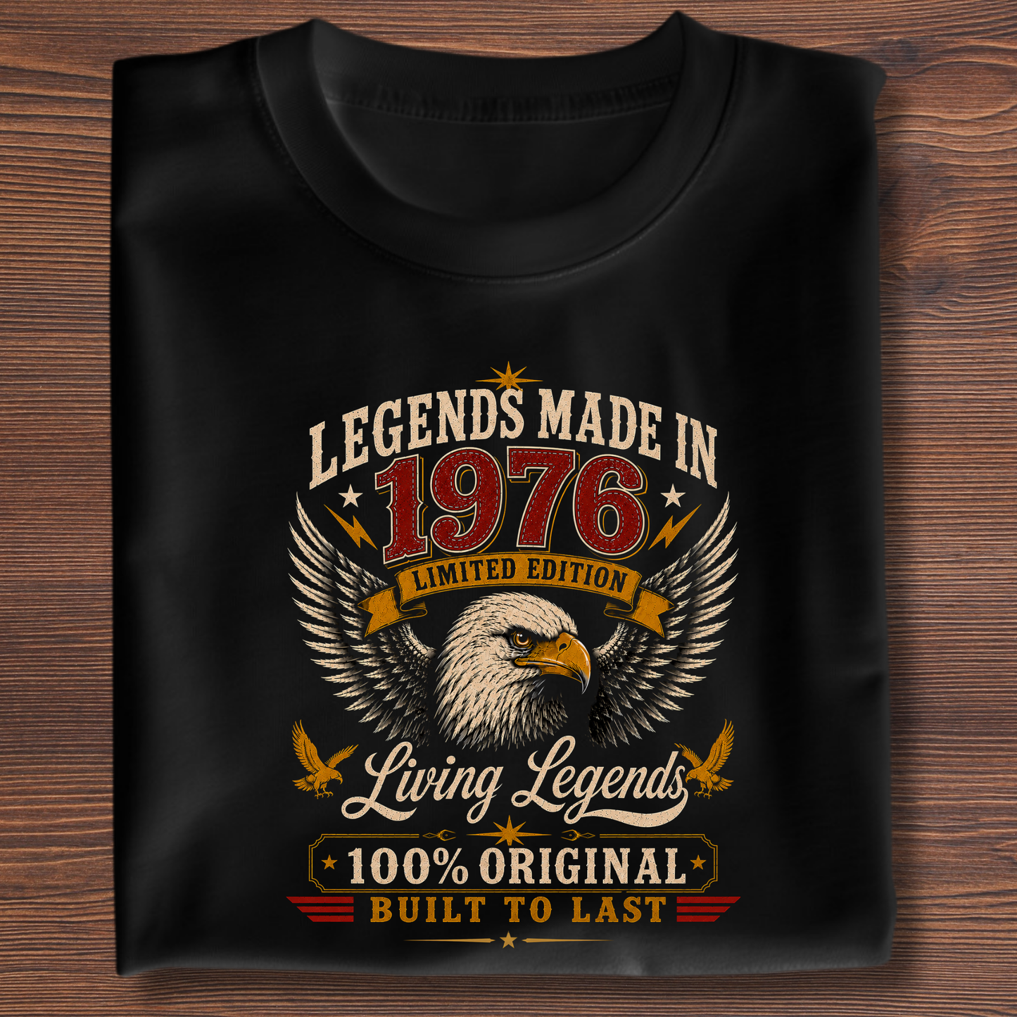 Legends Made In  Limited Edition Birthday Tee 1971-1991