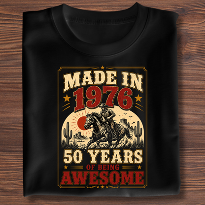 Made In Vintage Tee · Years Of Being Awesome | 1971-1991