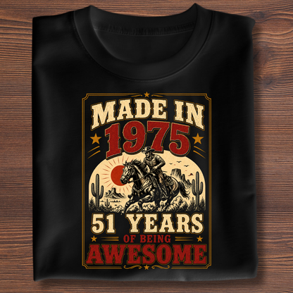 Made In Vintage Tee · Years Of Being Awesome | 1971-1991