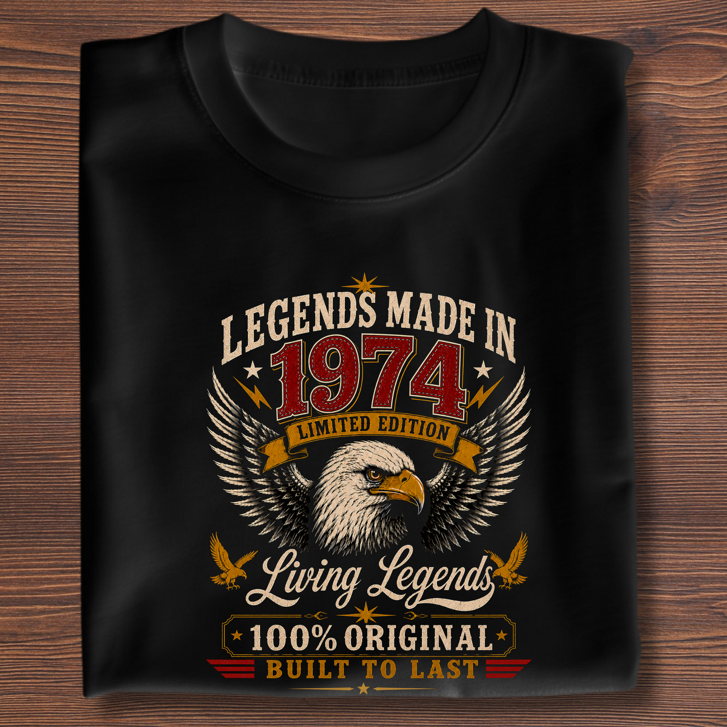 Legends Made In  Limited Edition Birthday Tee 1971-1991