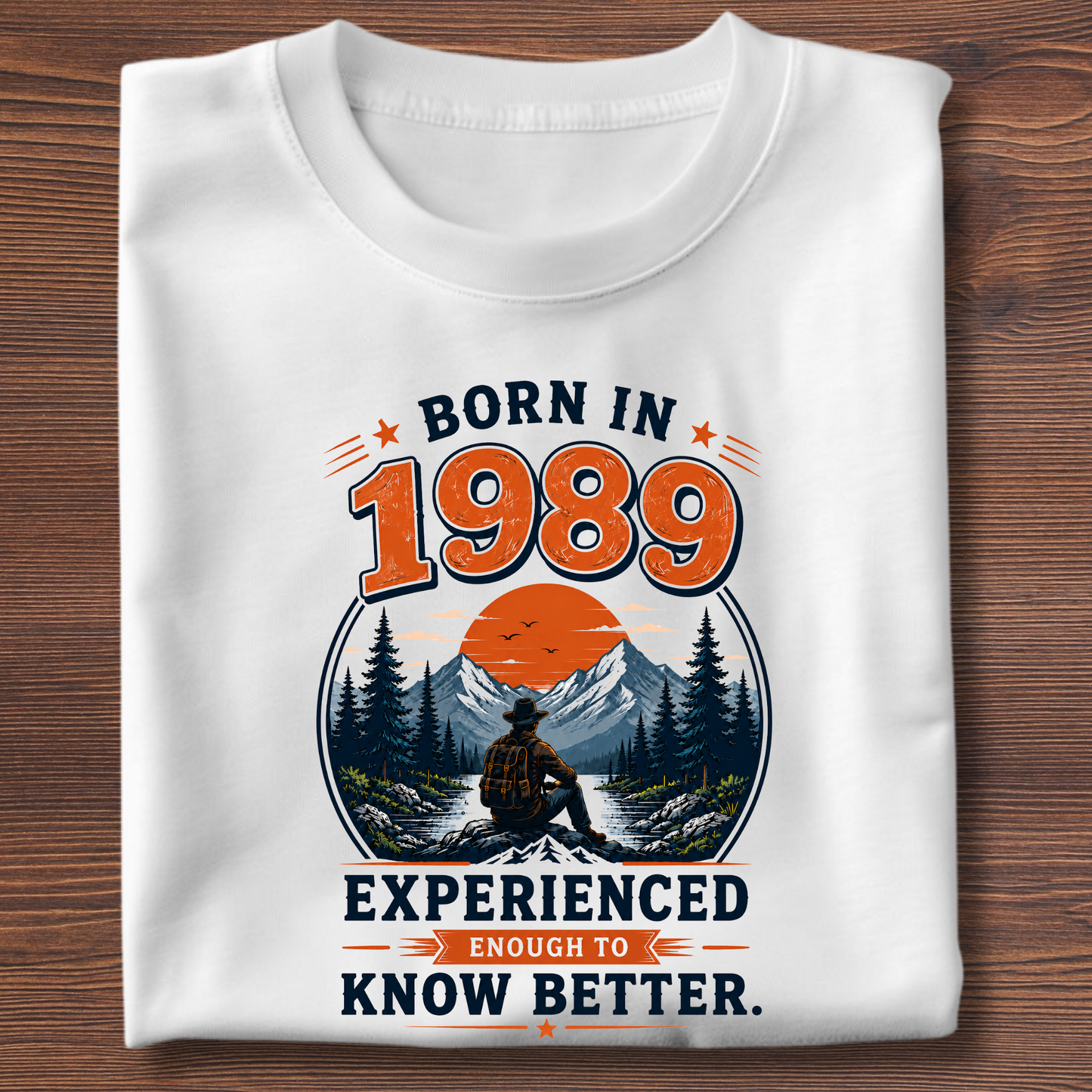 Born In Vintage Birthday T-Shirt | Years 1971-1991