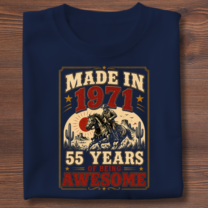 Made In Vintage Tee · Years Of Being Awesome | 1971-1991