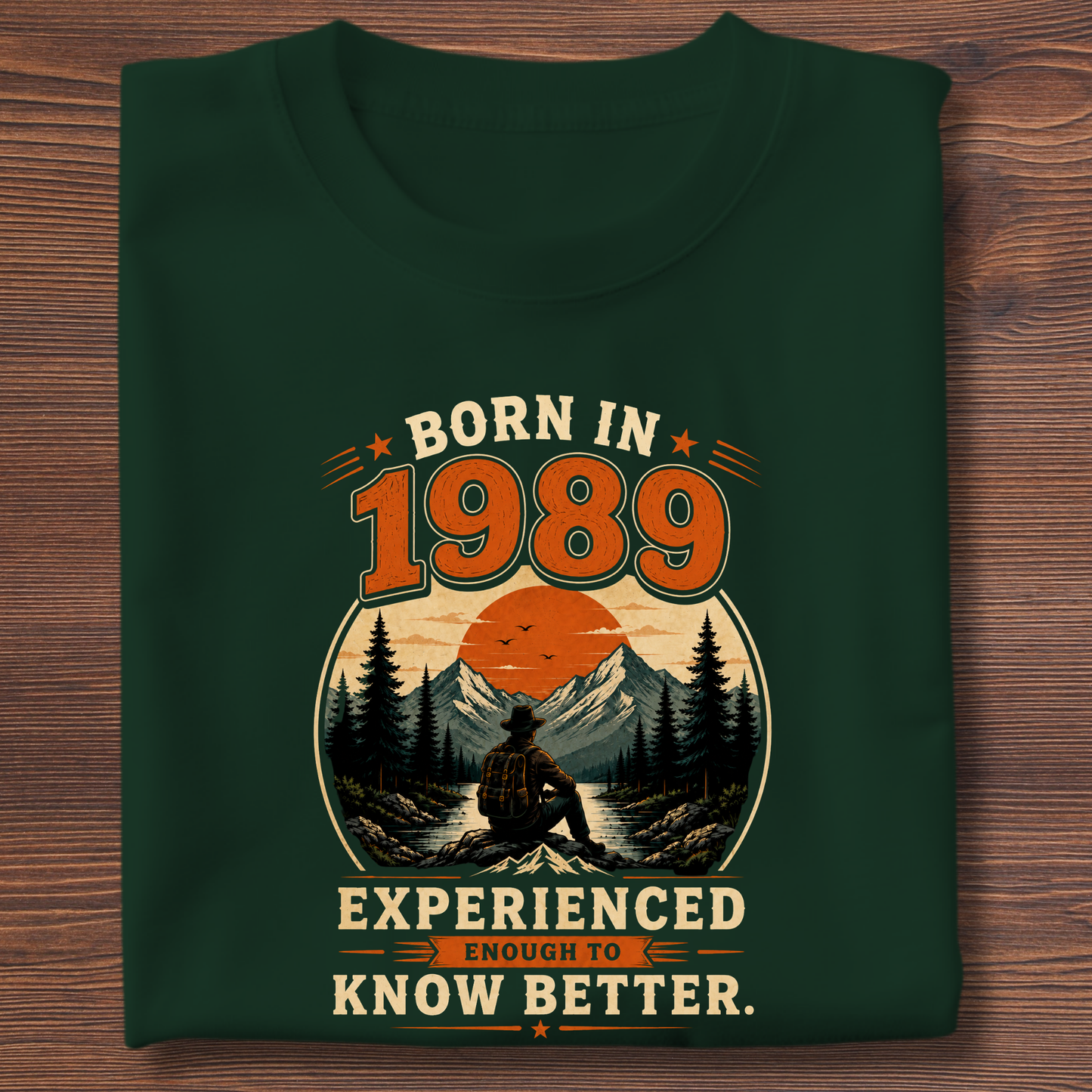 Born In Vintage Birthday T-Shirt | Years 1971-1991
