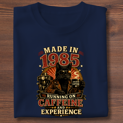 Running On Caffeine & Experience Tee · 1971-1991