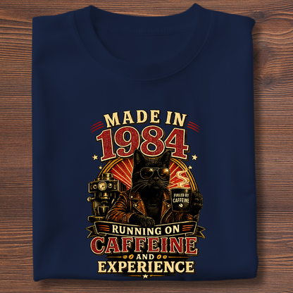 Running On Caffeine & Experience Tee · 1971-1991