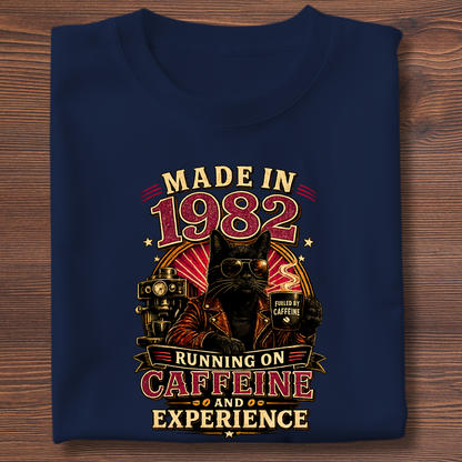 Running On Caffeine & Experience Tee · 1971-1991