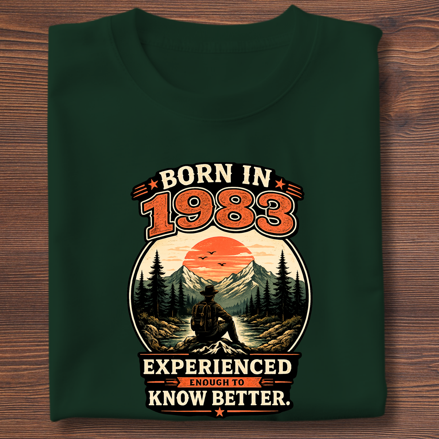 Born In Vintage Birthday T-Shirt | Years 1971-1991