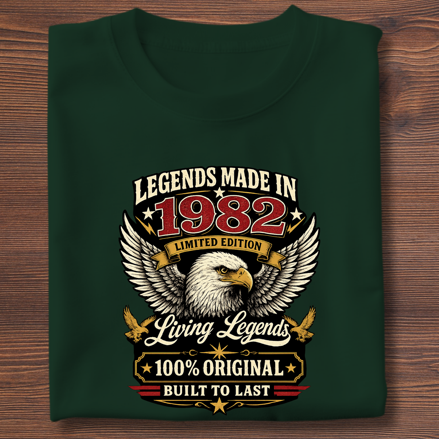 Legends Made In  Limited Edition Birthday Tee 1971-1991