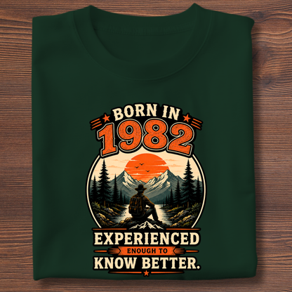 Born In Vintage Birthday T-Shirt | Years 1971-1991