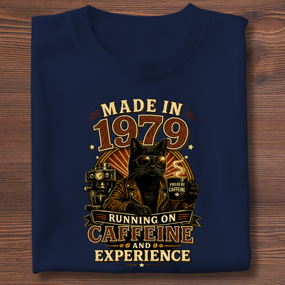 Running On Caffeine & Experience Tee · 1971-1991