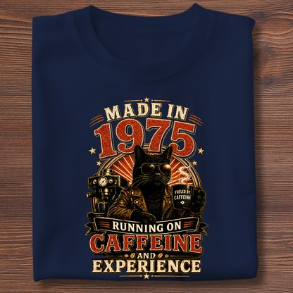 Running On Caffeine & Experience Tee · 1971-1991