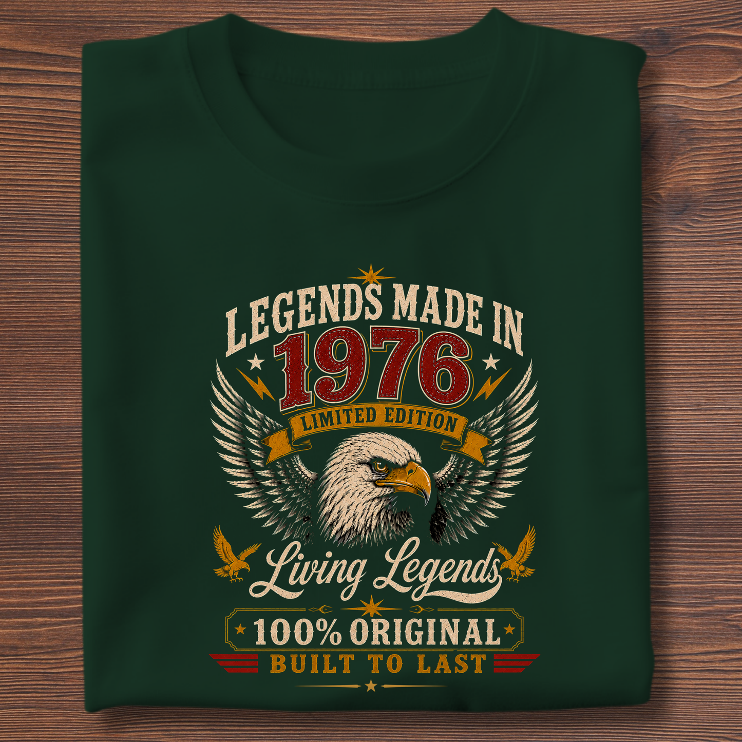 Legends Made In  Limited Edition Birthday Tee 1971-1991