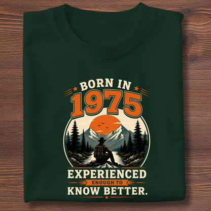 Born In Vintage Birthday T-Shirt | Years 1971-1991