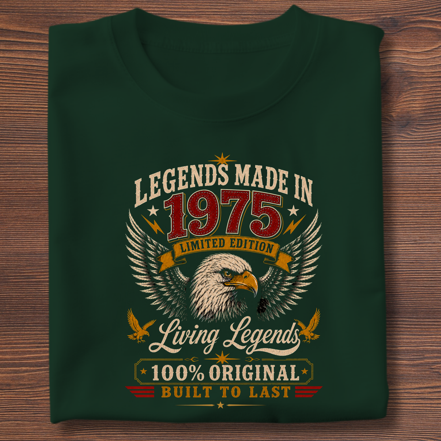 Legends Made In  Limited Edition Birthday Tee 1971-1991