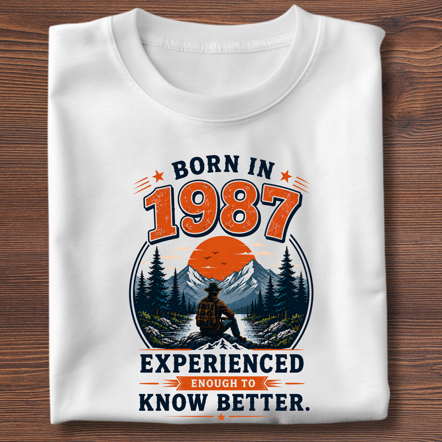 Born In Vintage Birthday T-Shirt | Years 1971-1991