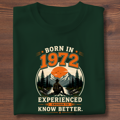 Born In Vintage Birthday T-Shirt | Years 1971-1991