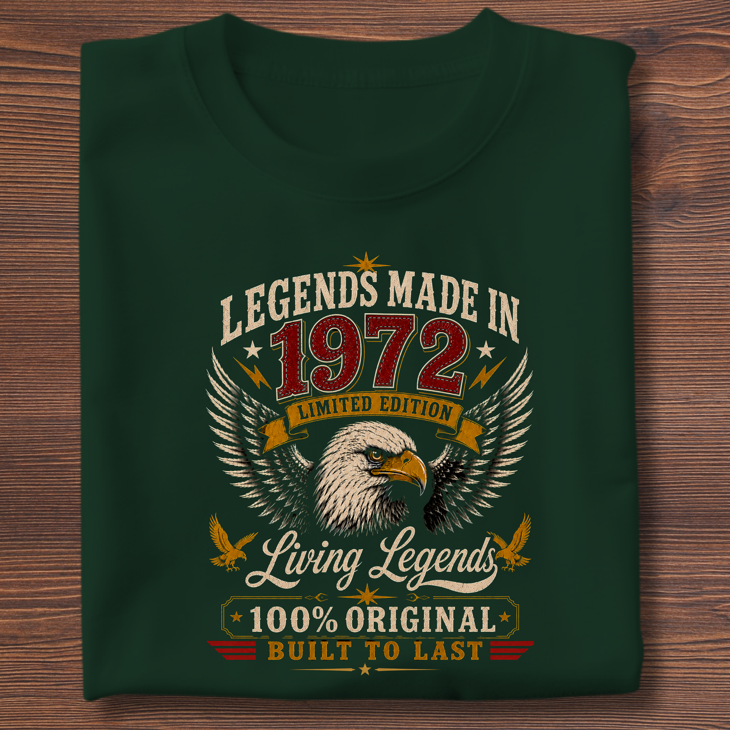 Legends Made In  Limited Edition Birthday Tee 1971-1991