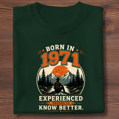 Born In Vintage Birthday T-Shirt | Years 1971-1991
