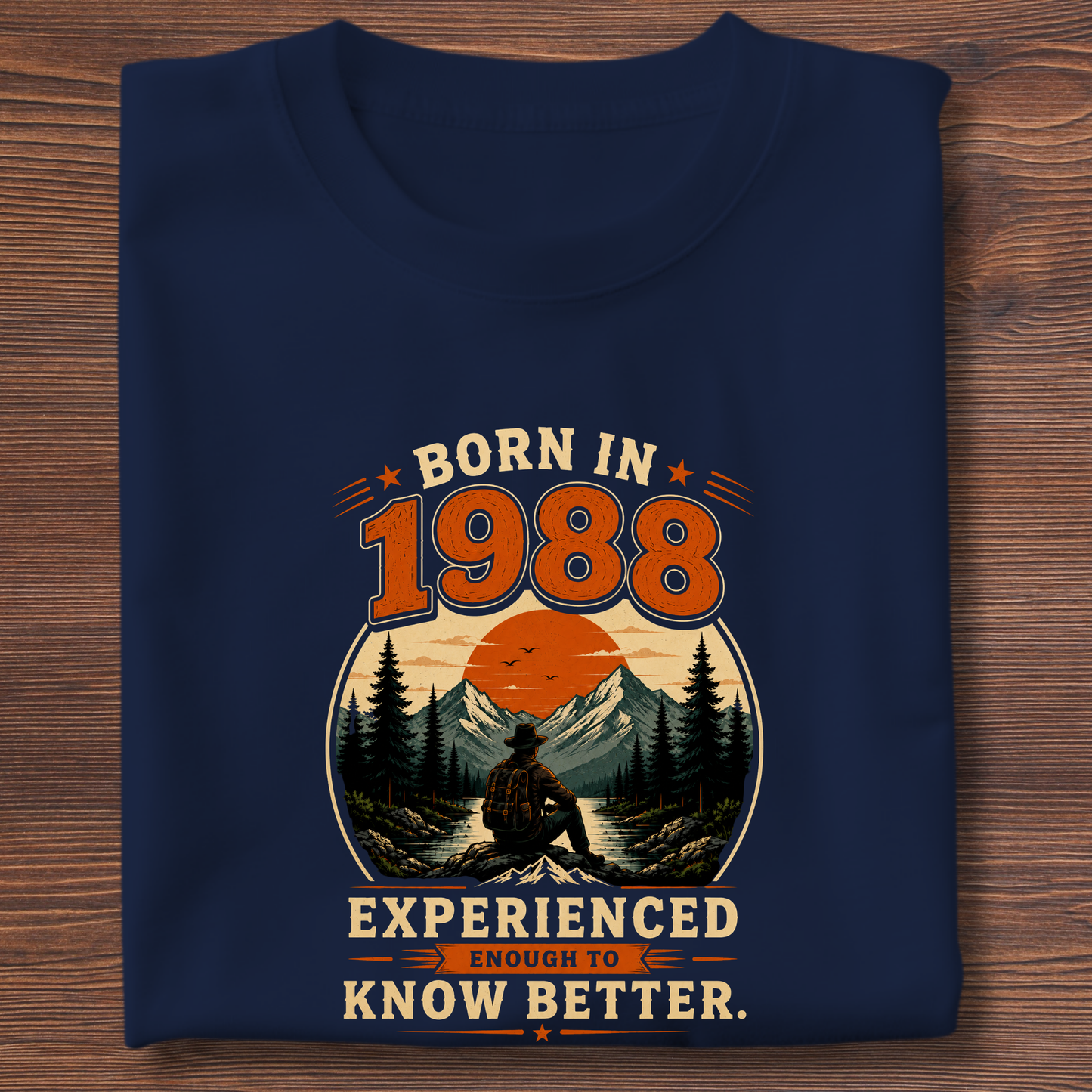 Born In Vintage Birthday T-Shirt | Years 1971-1991
