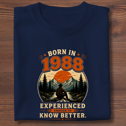 Born In Vintage Birthday T-Shirt | Years 1971-1991