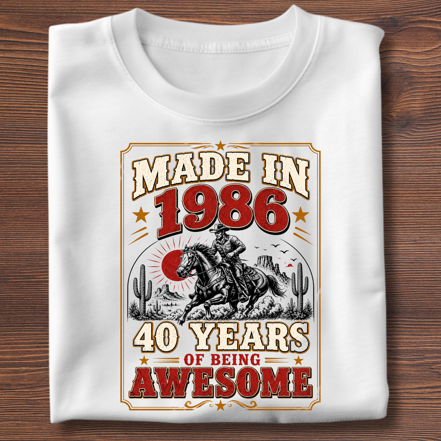 Made In Vintage Tee · Years Of Being Awesome | 1971-1991