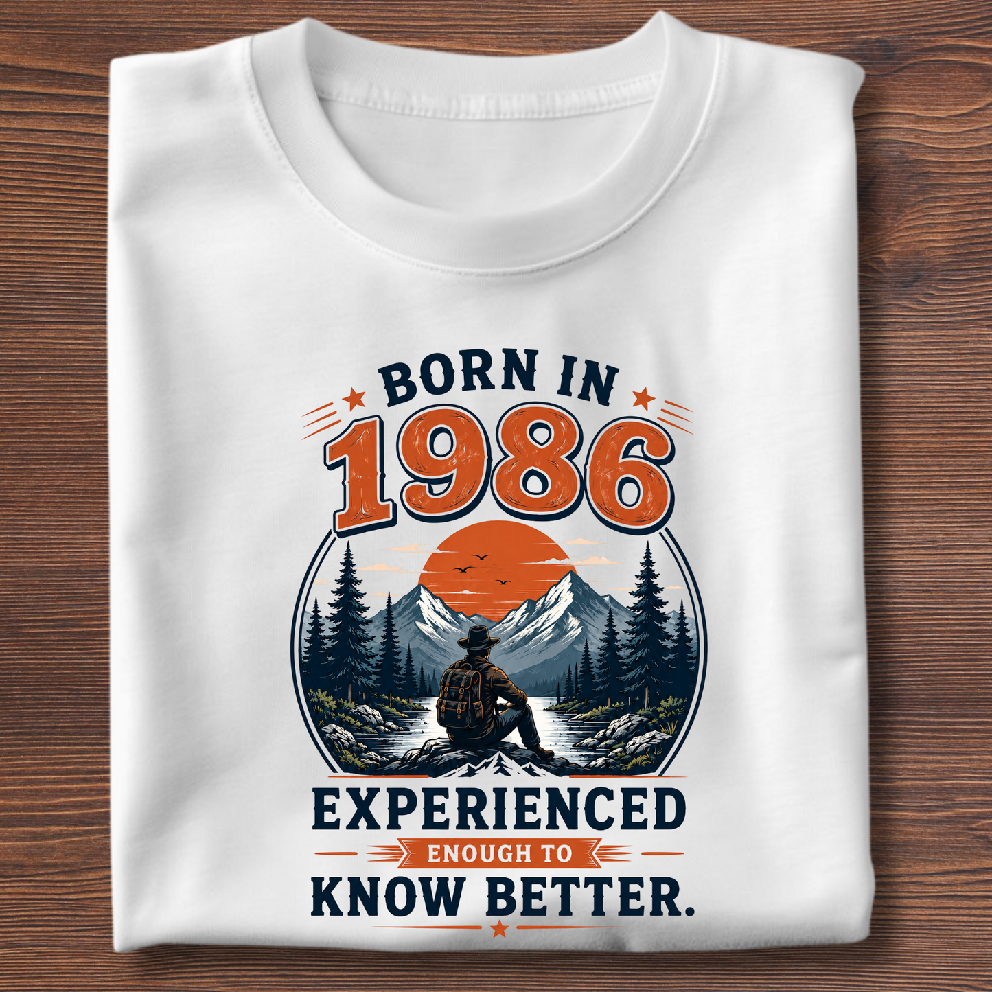 Born In Vintage Birthday T-Shirt | Years 1971-1991