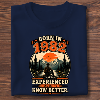 Born In Vintage Birthday T-Shirt | Years 1971-1991