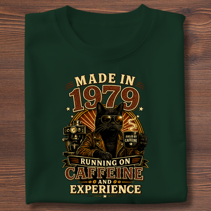 Running On Caffeine & Experience Tee · 1971-1991