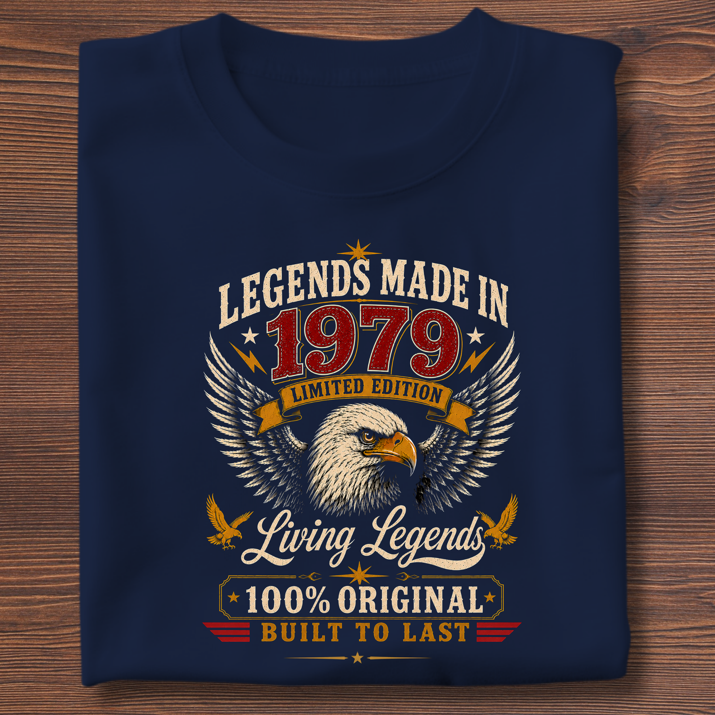 Legends Made In  Limited Edition Birthday Tee 1971-1991