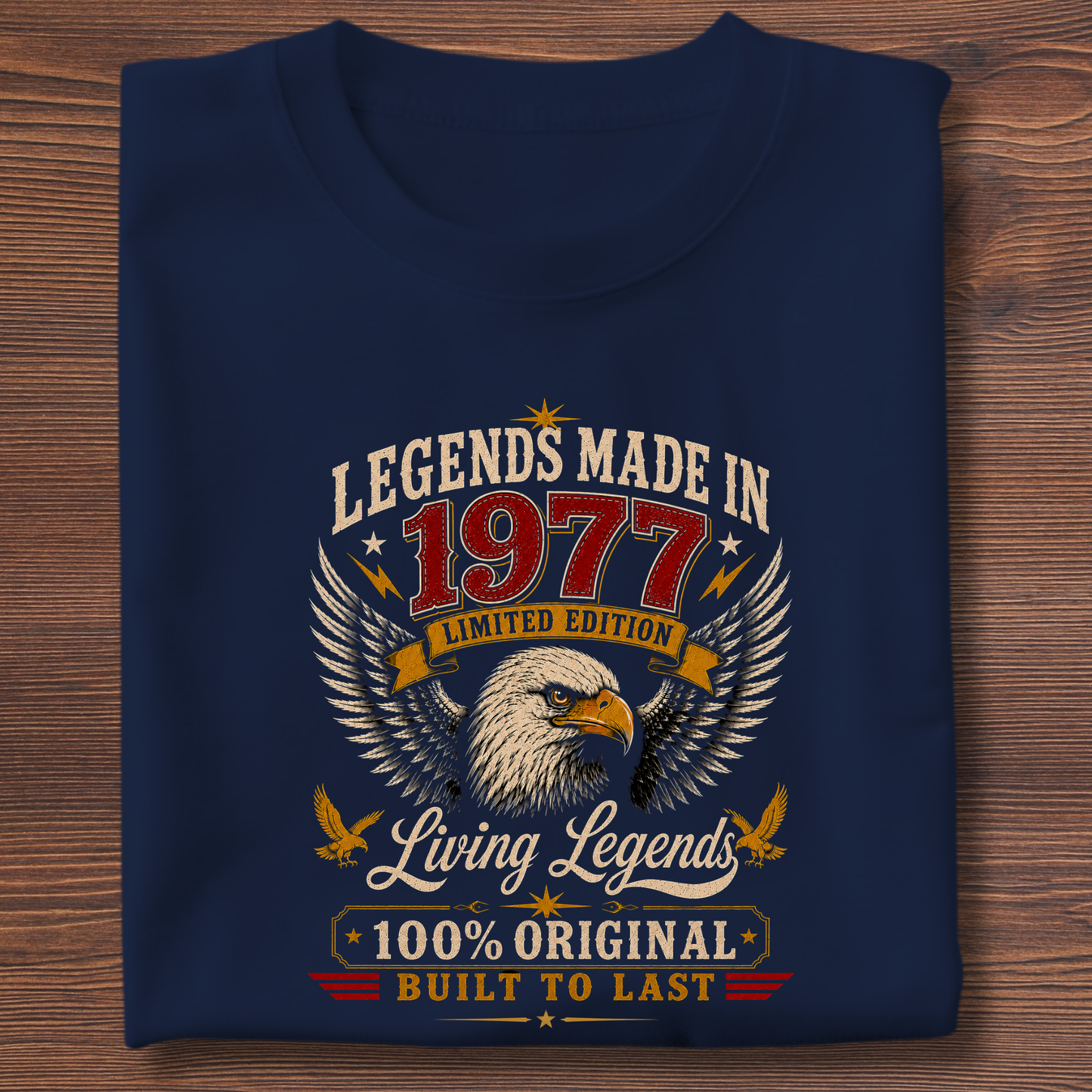 Legends Made In  Limited Edition Birthday Tee 1971-1991
