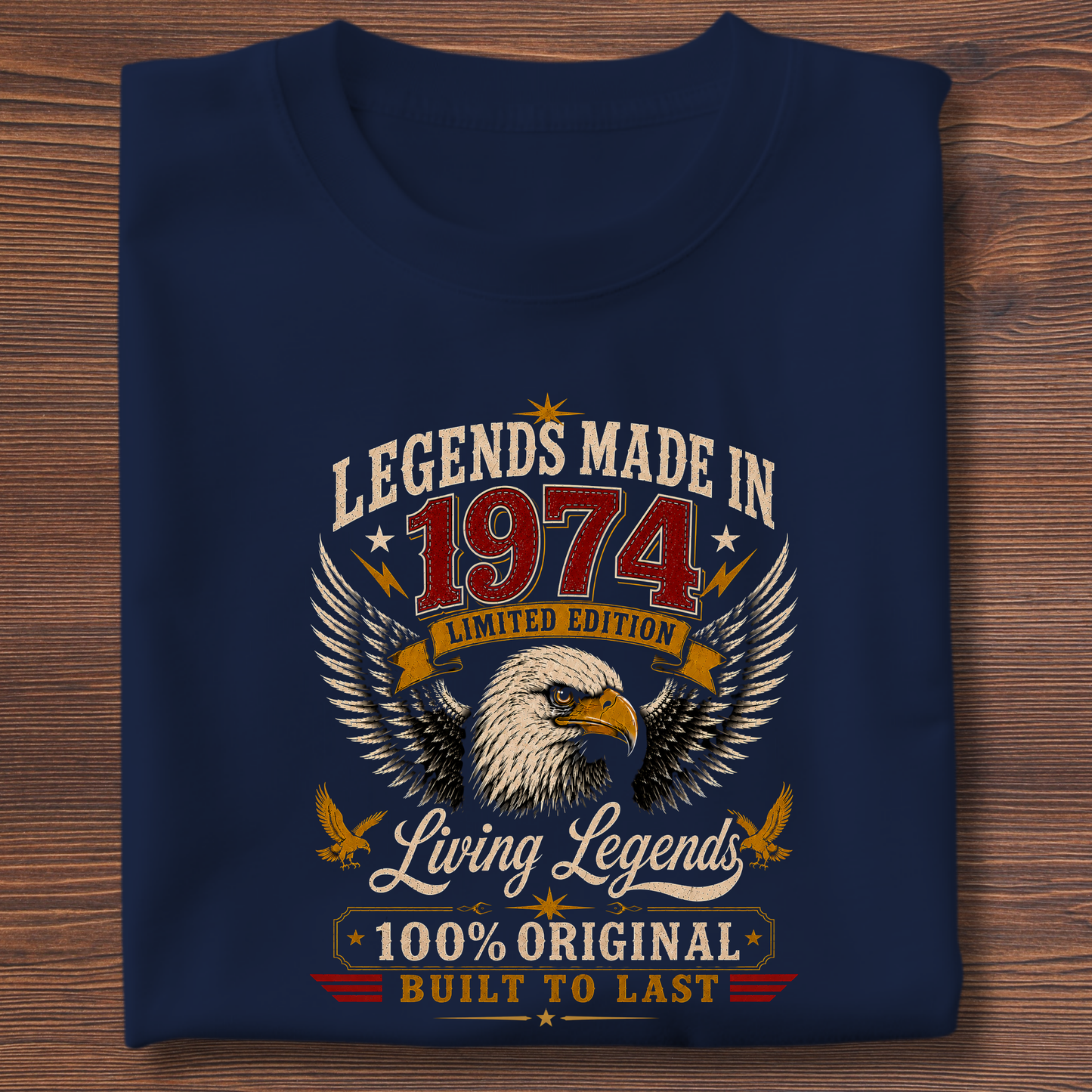 Legends Made In  Limited Edition Birthday Tee 1971-1991