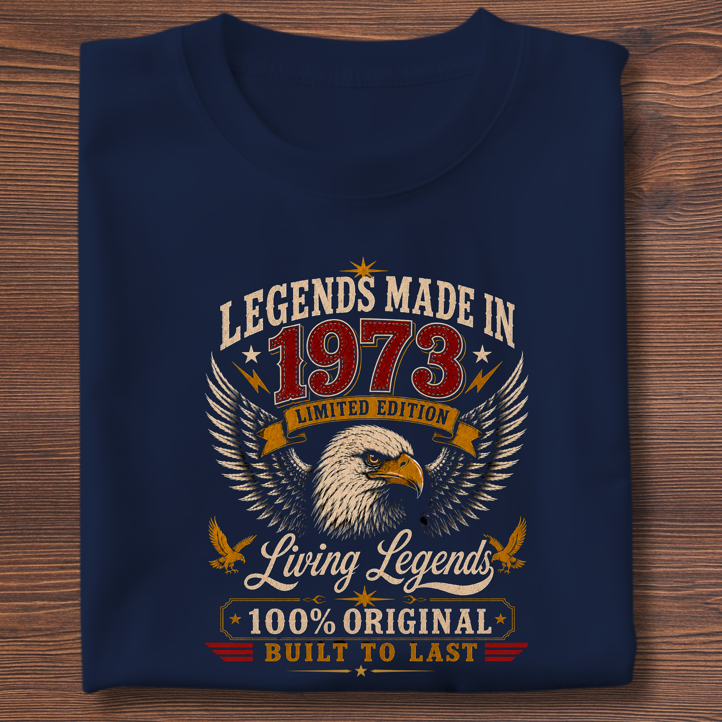 Legends Made In  Limited Edition Birthday Tee 1971-1991