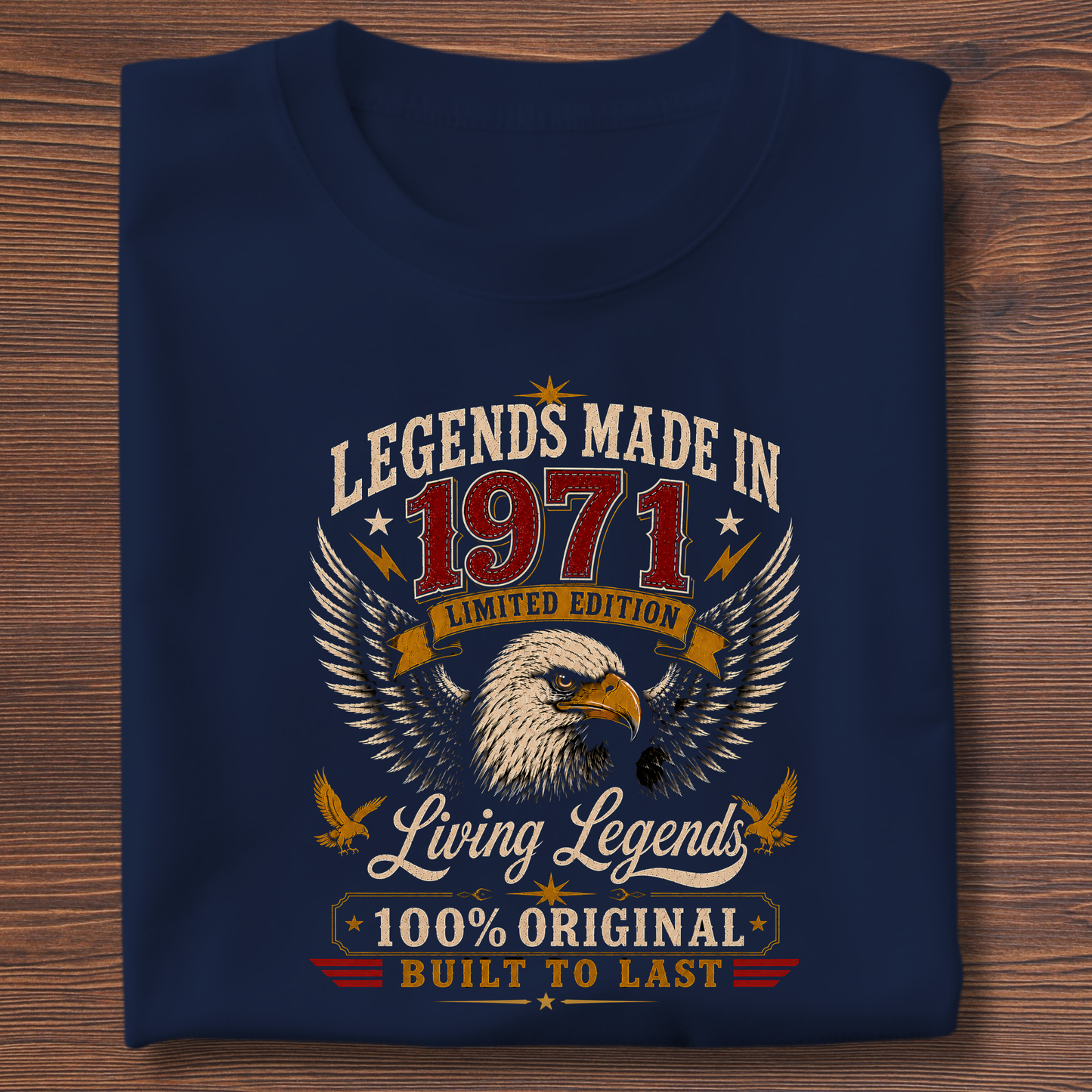 Legends Made In  Limited Edition Birthday Tee 1971-1991