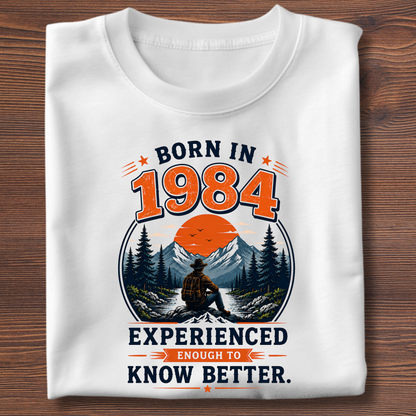 Born In Vintage Birthday T-Shirt | Years 1971-1991