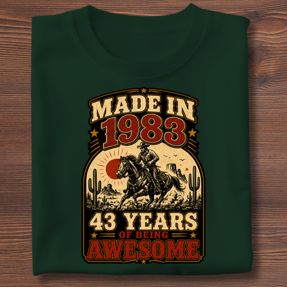 Made In Vintage Tee · Years Of Being Awesome | 1971-1991