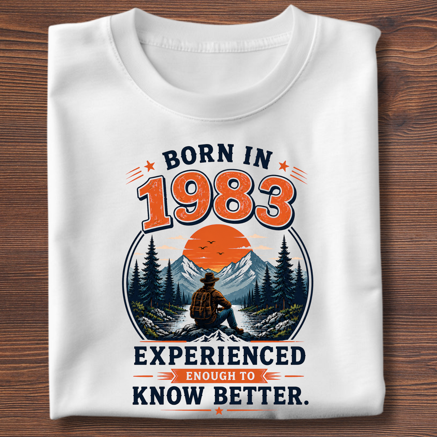 Born In Vintage Birthday T-Shirt | Years 1971-1991