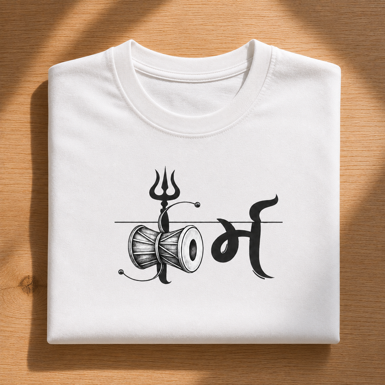 Cosmic Shiva tee features infographic