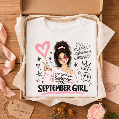 September Girl Tee | Soft & Unstoppable