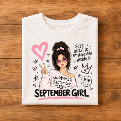 September Girl Tee | Soft & Unstoppable
