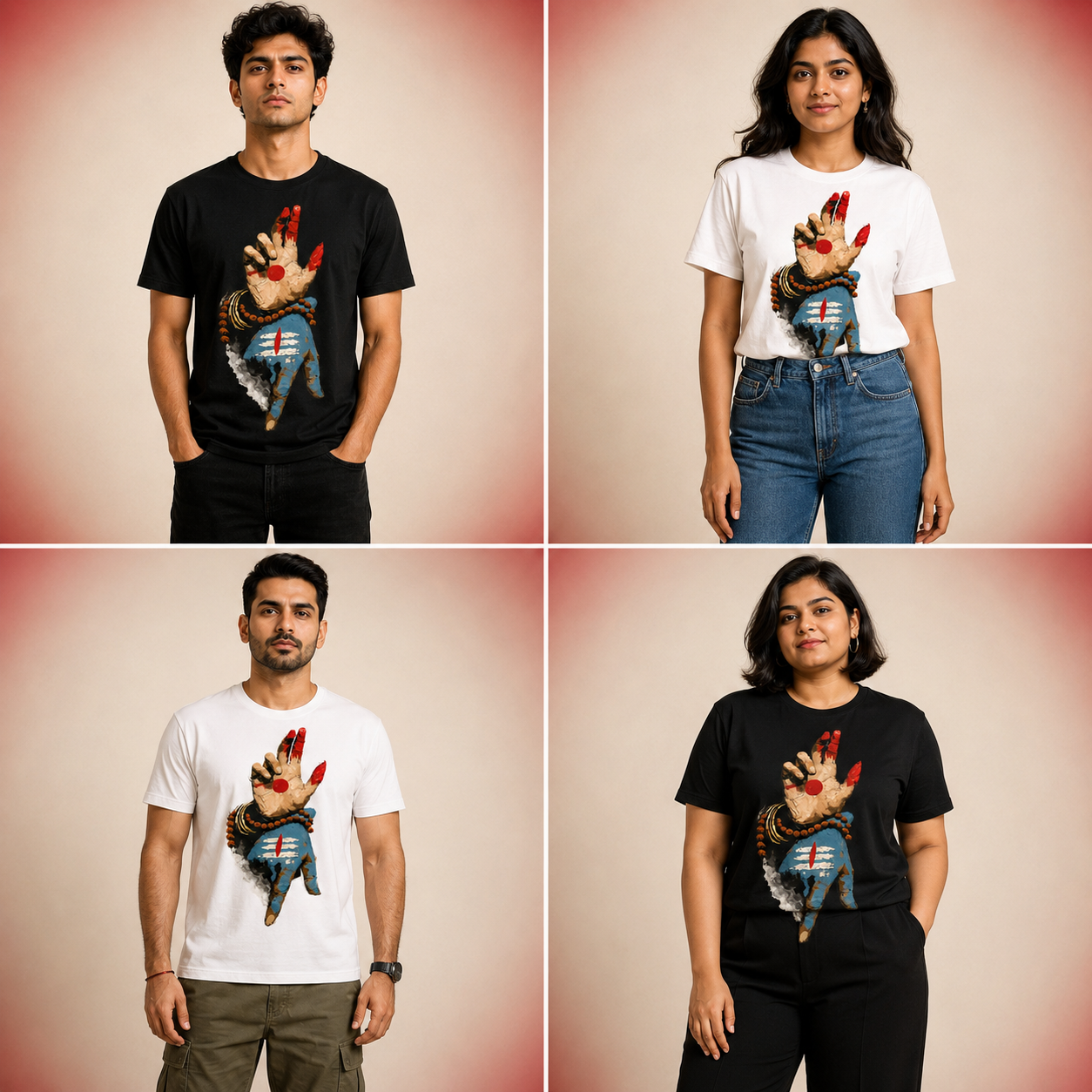 Shiva Parvati Mudra Tee
