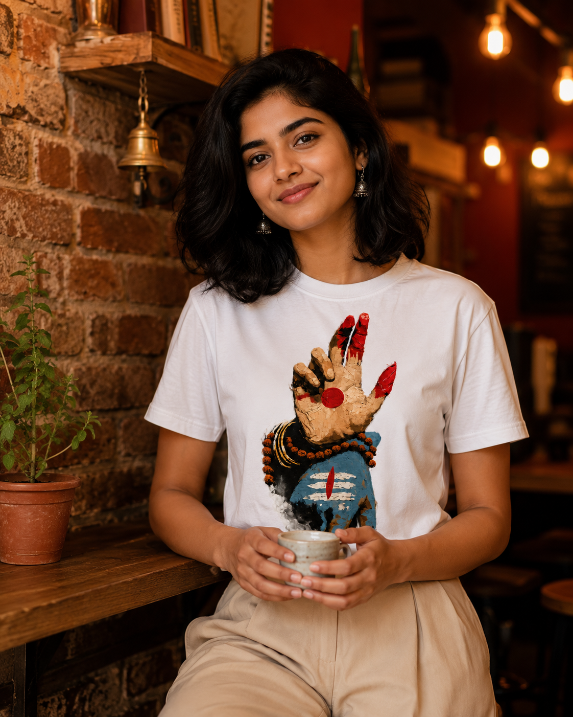 Shiva Parvati Mudra Tee