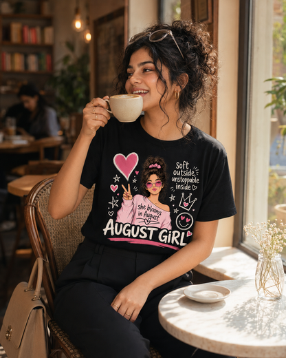 August Girl Tee | Soft & Unstoppable