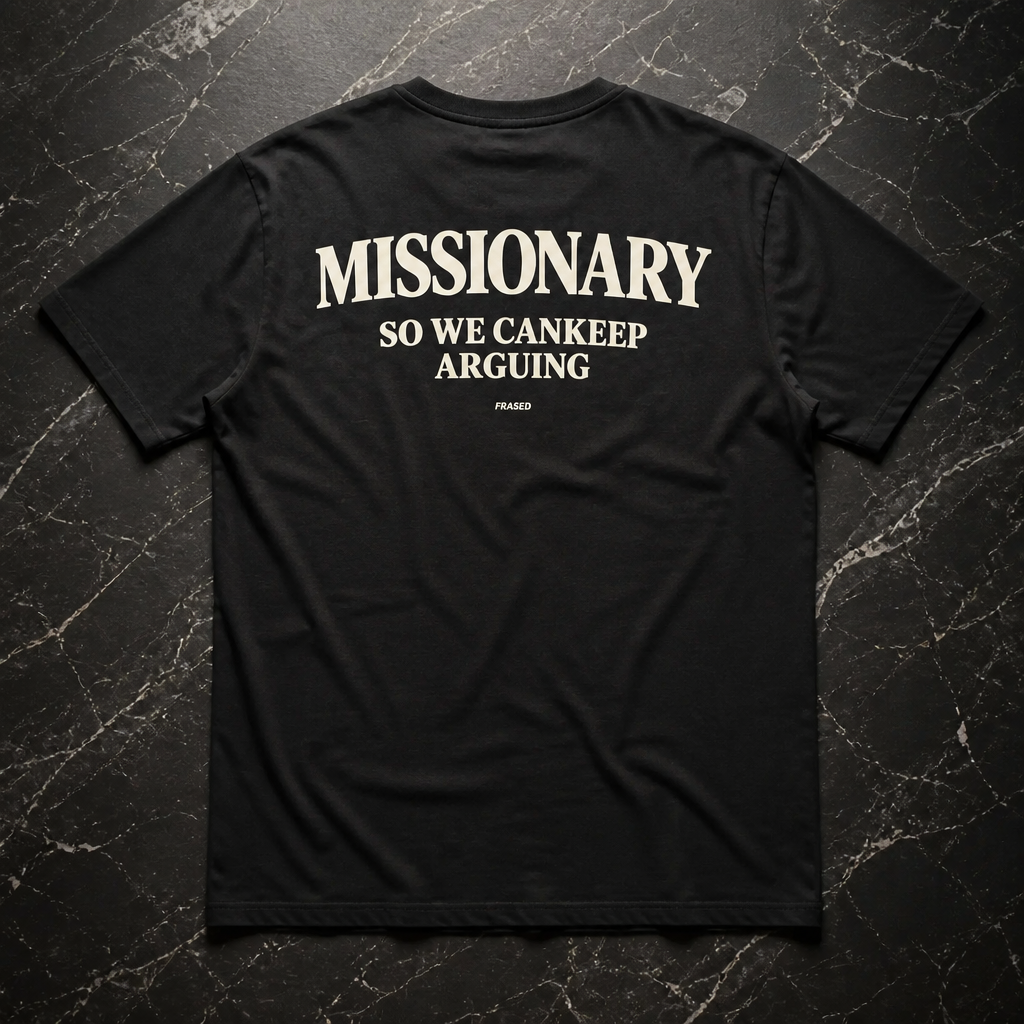 Missionary - Lets Argue | Oversized T-shirt