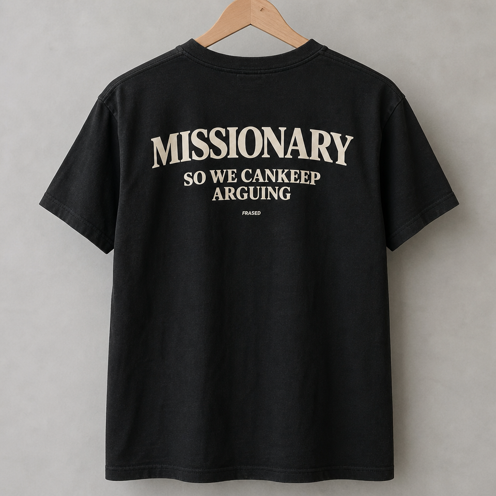 Missionary - Lets Argue | Oversized T-shirt